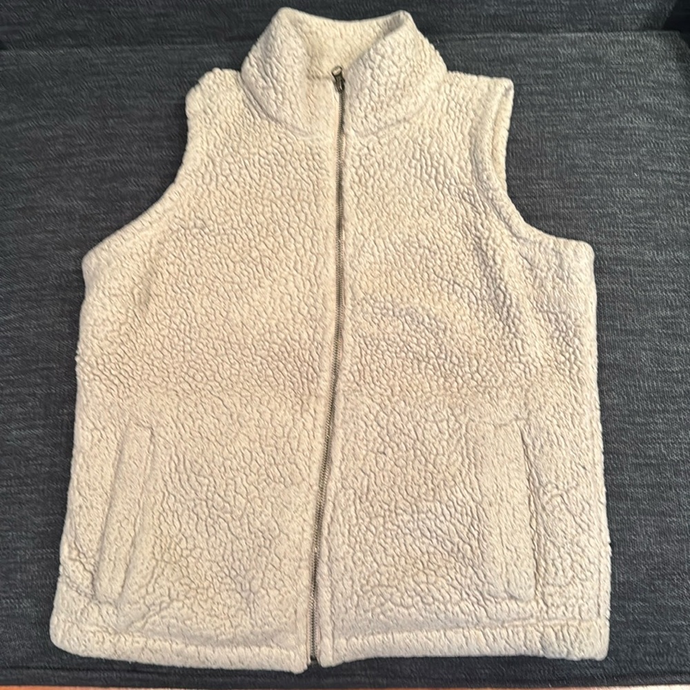 Dylan Sherpa Vest - Women’s Small - Cabincore Western Fall Vibes Boxy Fit